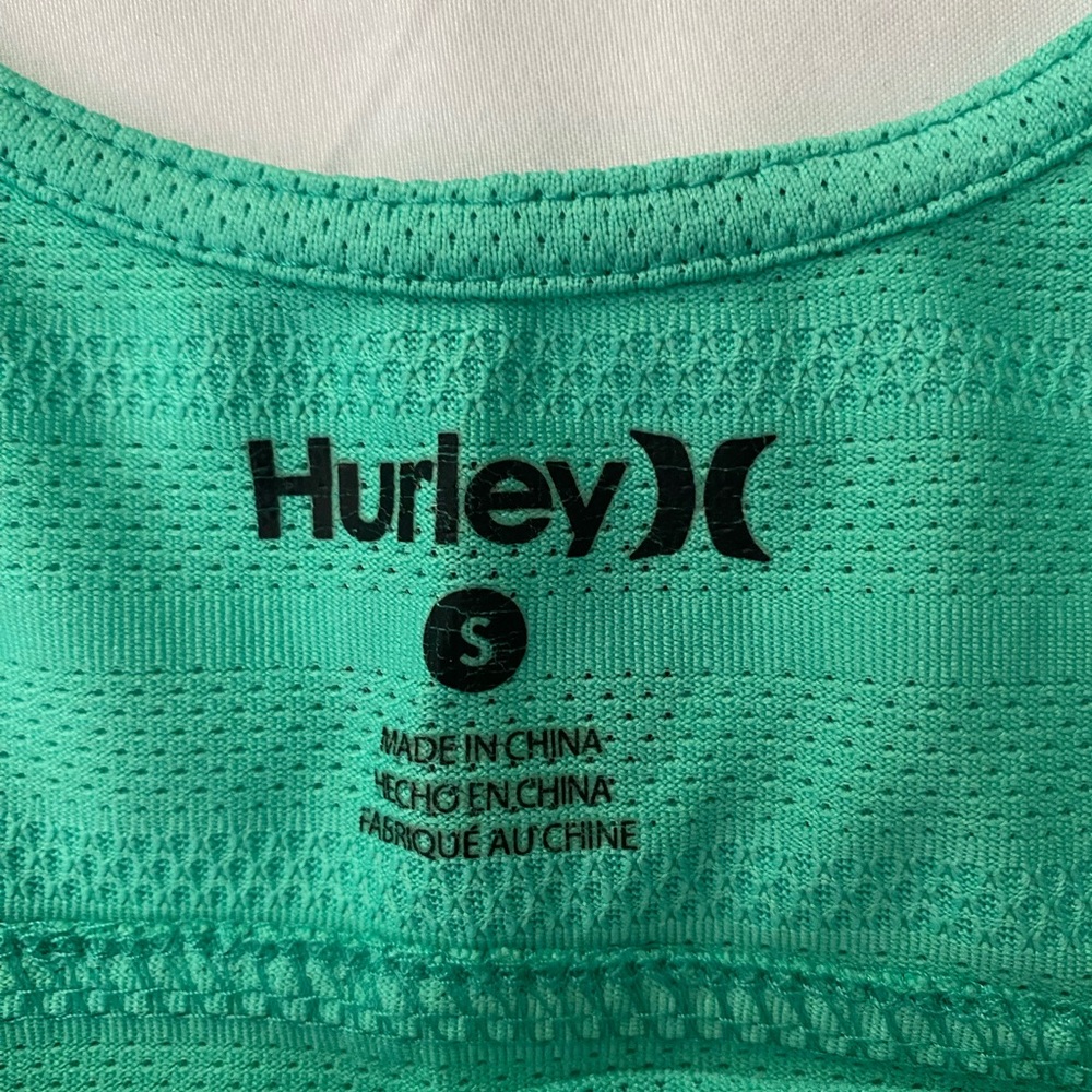 Hurley Green Tank Top Size Small - Picture 4 of 6